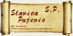 Slavica Pujević vizit kartica